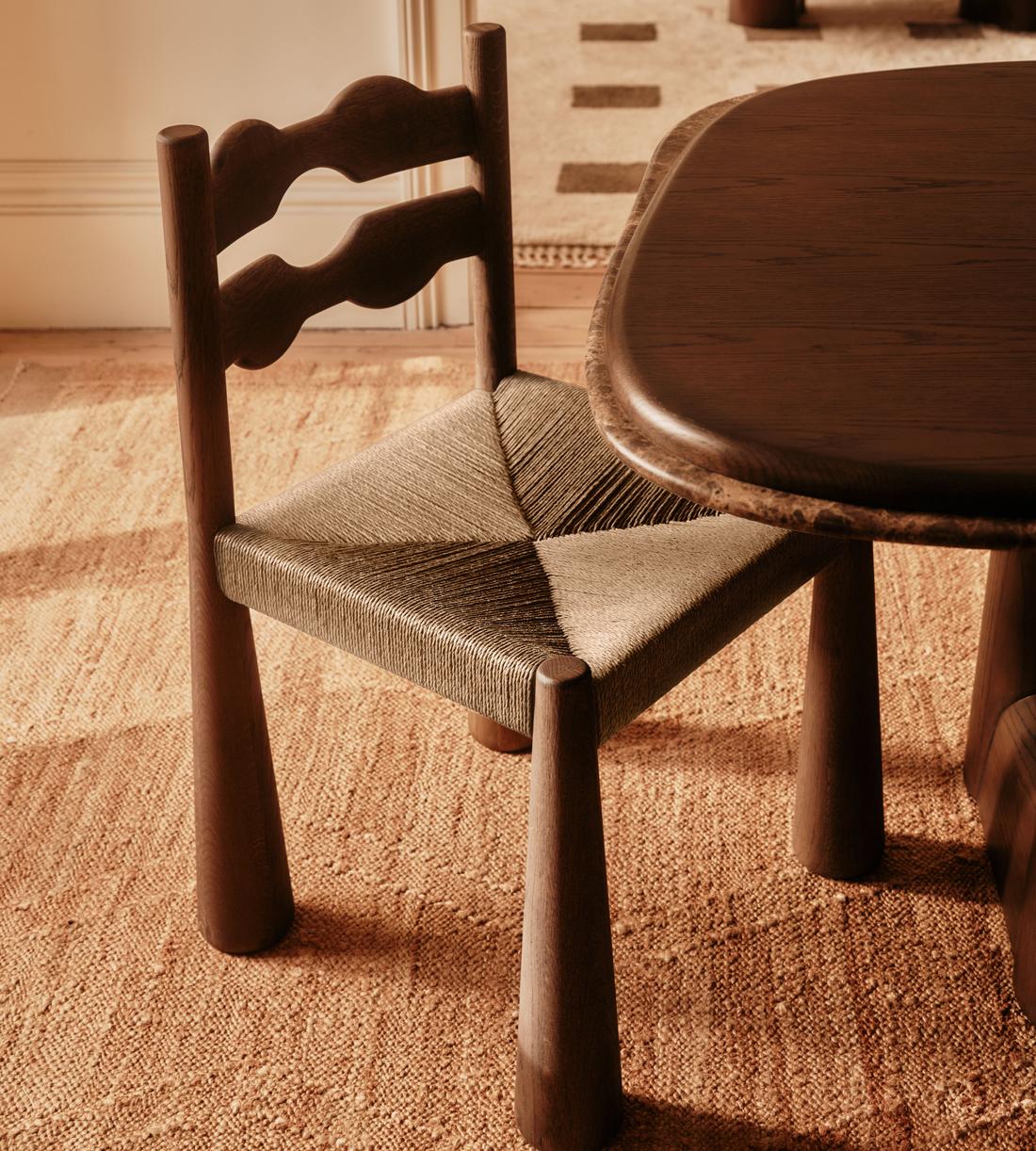 Pair of Manuel Dining Chairs - Dark Oak - UK - Lifestyle - Image 2
