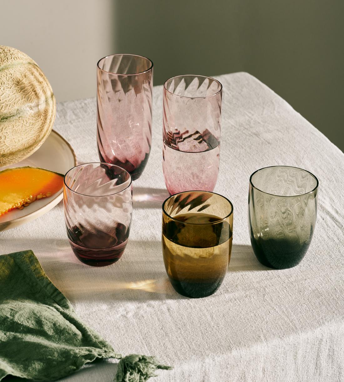 Rosendale Water Glass - Amethyst - Set of Four - Lifestyle - Image 2