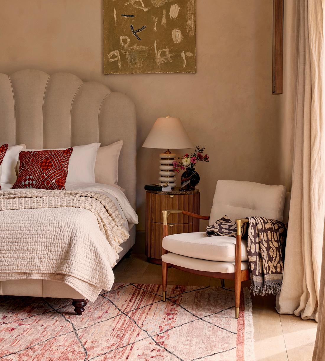 Theodore Armchair - Linen - Natural - Lifestyle - Image 2