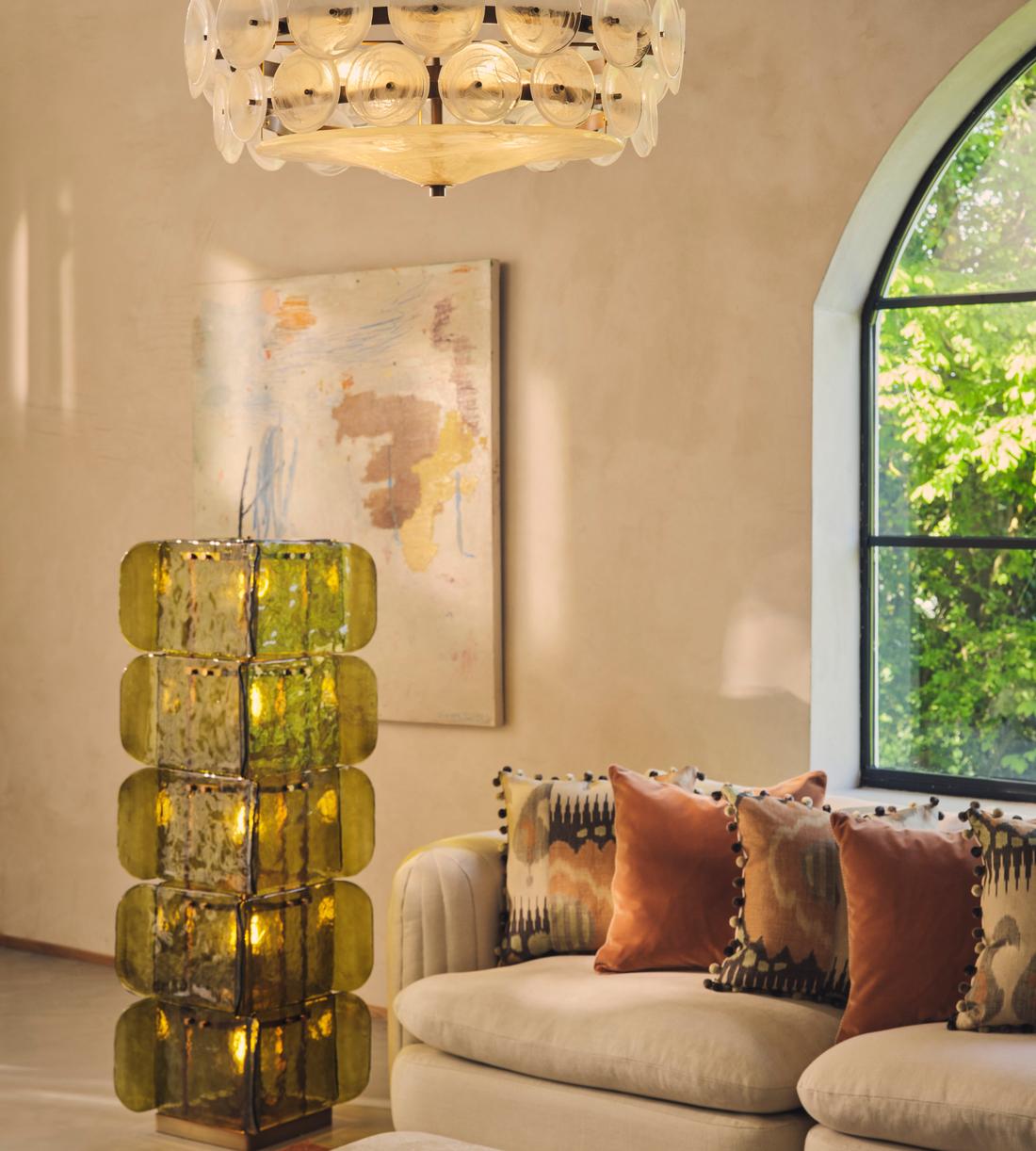 Elias Floor Lamp - Green - US - Lifestyle - Image 1