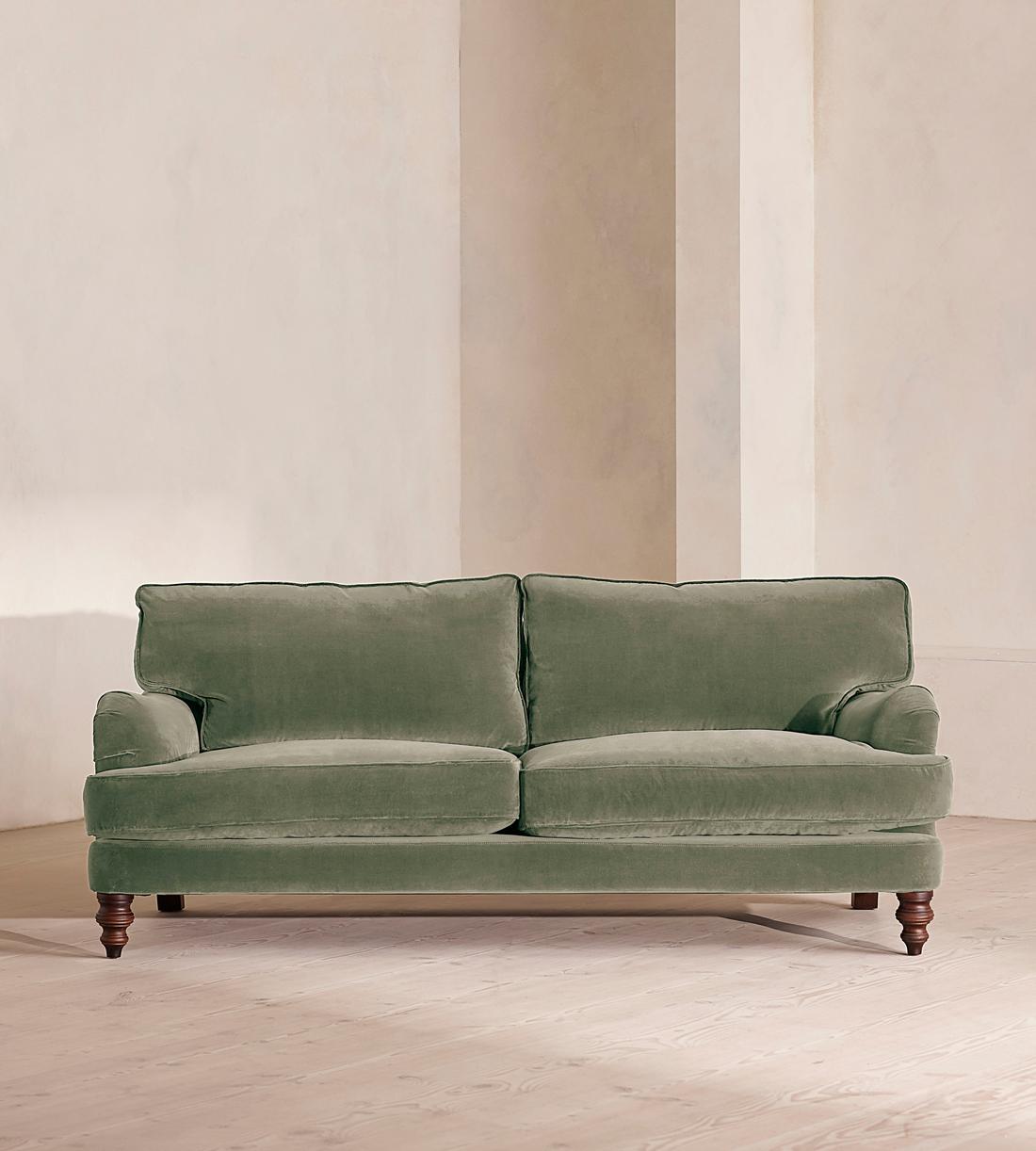 Arundel Three Seater Sofa - Velvet - Seafoam - Listing - Image 1