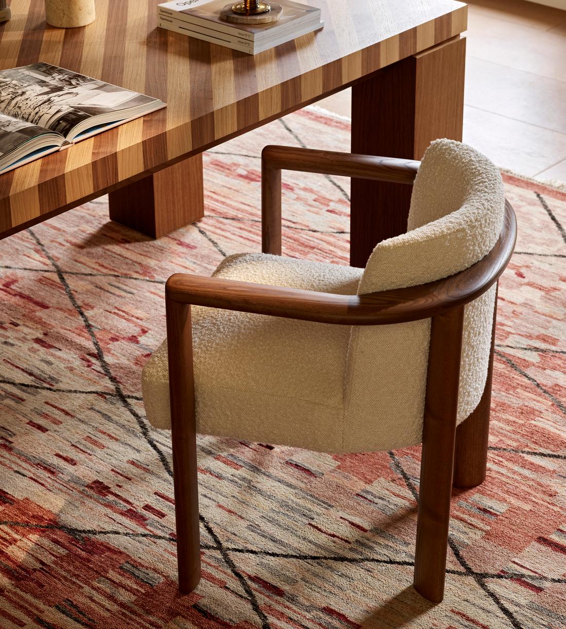Aria Dining Chair - Boucle - Cream - US - Lifestyle - Image 3