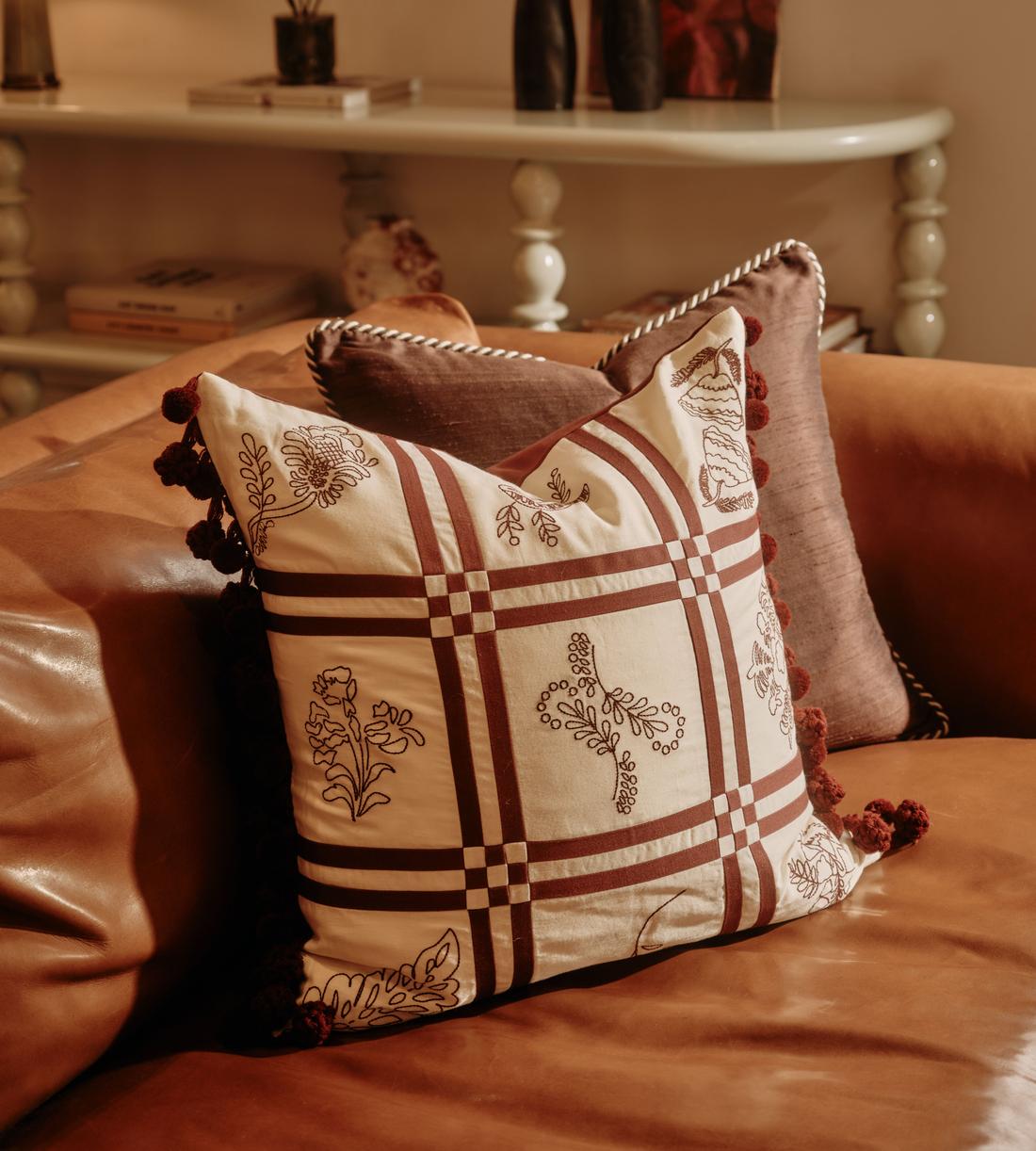 Tara Square Cushion - Lifestyle - Image 1