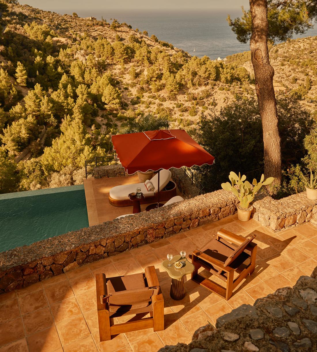 Gabriel Outdoor Armchair - Chocolate - US - Lifestyle - Image 2