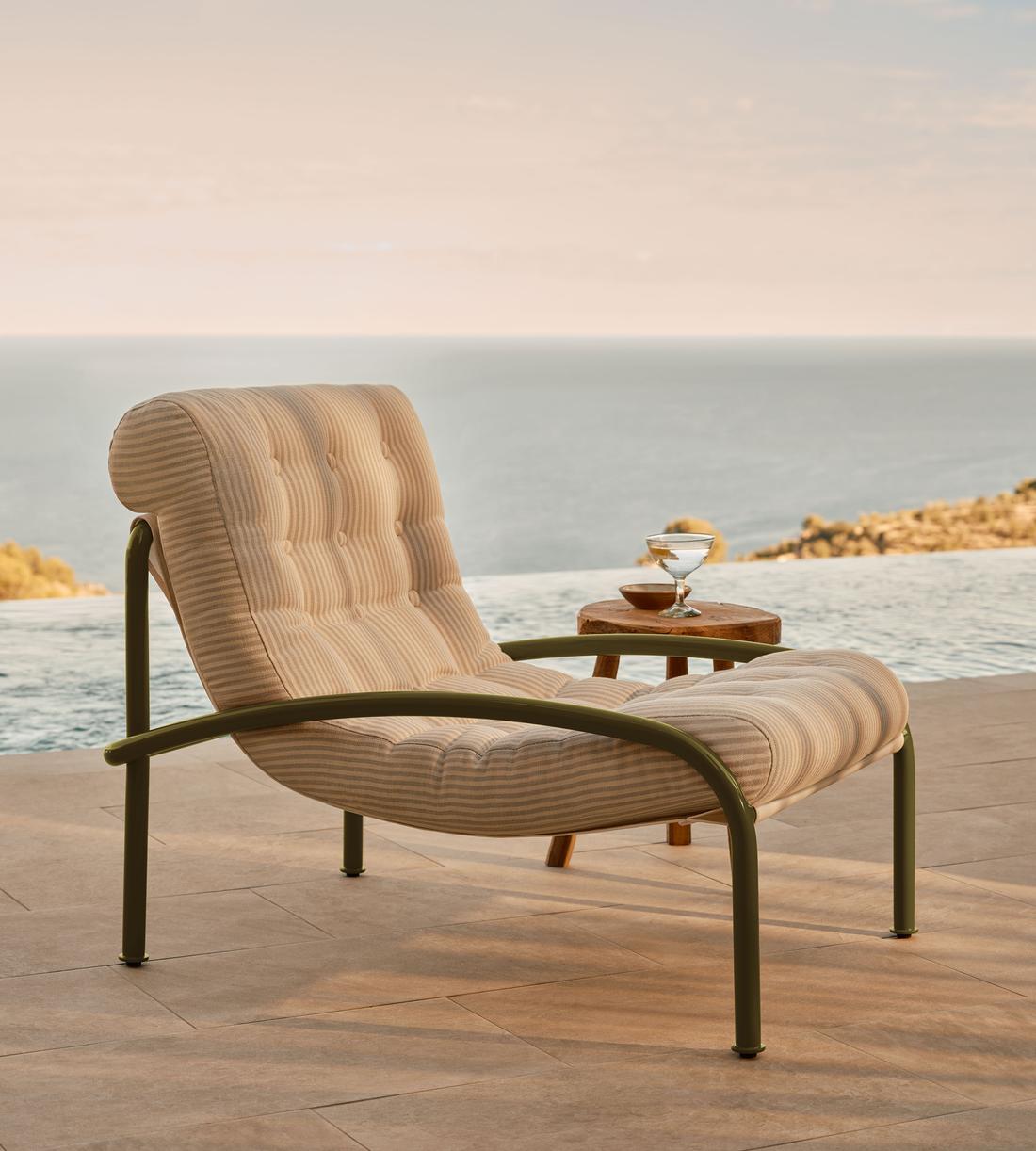 Solano Outdoor Armchair - Stripe - US - Lifestyle - Image 1