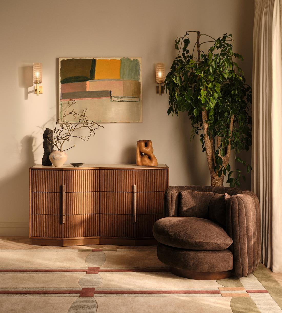 Silvio Six Drawer Dresser - Royal Diana Marble - Lifestyle - Image 1