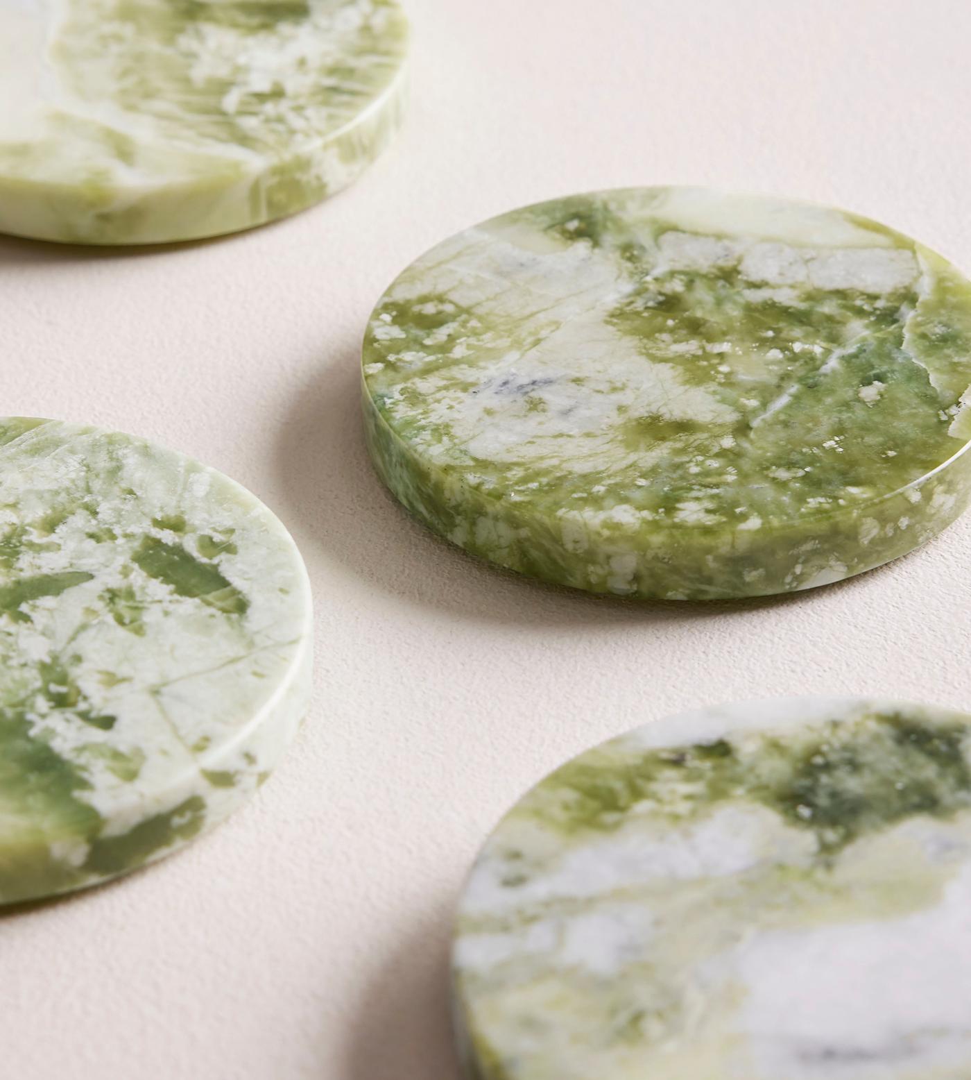 Hanson Coaster, Apple Jade, Set of Four