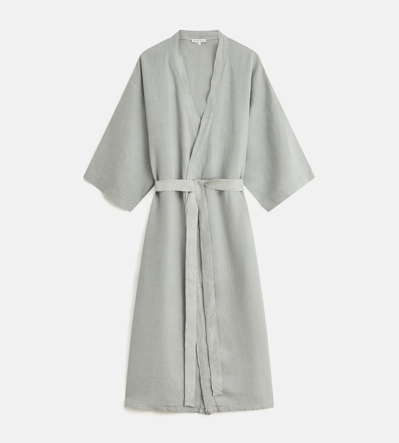 Big Oversized Robe Eloise Linen Oversized Robe, Sage