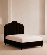 Gerrard Bed - Emperor - Velvet - Chocolate - Listing Image