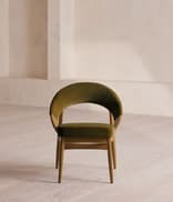 Lachlan Dining Chair - Olive Velvet US - Hover Image