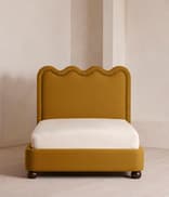 Tristan Bed - King - Linen - Turmeric - UK - Hover Image