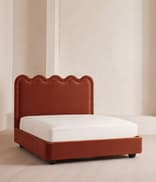 Tristan Bed - King - Velvet - Rust - US - Listing Image