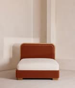 Angus Bed - King - Velvet - Rust - US - Hover Image