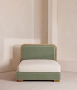 Angus Bed - Queen - Velvet - Seafoam - US - Hover Image