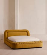 Vara Bed - King - Linen - Turmeric - UK - Listing Image