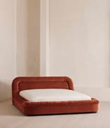 Vara Bed - King - Velvet - Rust - US - Listing Image