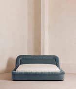 Vara Bed - Super King - Velvet - Grey Blue - Hover Image