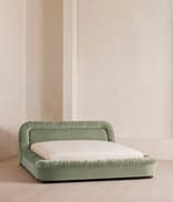 Vara Bed - Queen - Velvet - Seafoam - US - Listing Image