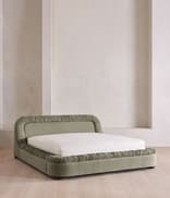 Vara Bed - King - Linen Chenille - Sage - Listing Image