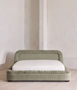 Vara Bed - King - Linen Chenille - Sage - Hover Image