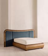 Alana Bed - Super king - Velvet - Grey Blue - Listing Image