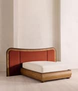 Alana Bed - King - Velvet - Rust - US - Listing Image