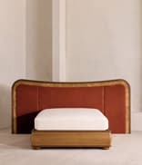 Alana Bed - King - Velvet - Rust - US - Hover Image
