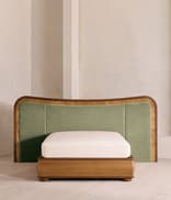 Alana Bed - Queen - Velvet - Seafoam - US - Hover Image