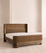 Devon Bed - Super King - Velvet - Truffle - UK - Listing Image