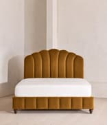 Manette Bed - with Twisted Cord - Emperor - Velvet - Mustard - Hover Image
