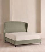 Rivas Bed - King - Linen Chenille - Sage - Listing Image