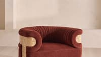 Linen Chenille Rust