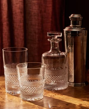 Huxley Cut Crystal Rocks Glass - Set of Four - Listing Image