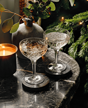 Barwell Cut Crystal Champagne Coupe - Set of Four - Hover Image