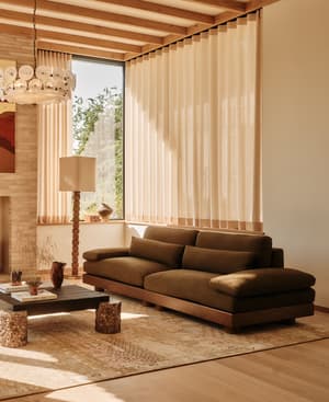 Truro Modular Sofa - Three Seater - Wool Linen - Moss UK - Listing Image