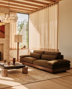 Truro Sectional Sofa - Three Seater - Wool Linen - Moss US - Listing Image