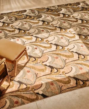 Theodore Footstool - Velvet - Mustard - US - Listing Image