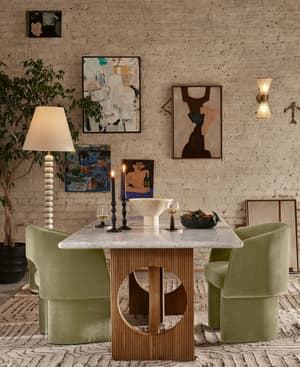 Elliot Dining Table - Carrara Marble - Listing Image