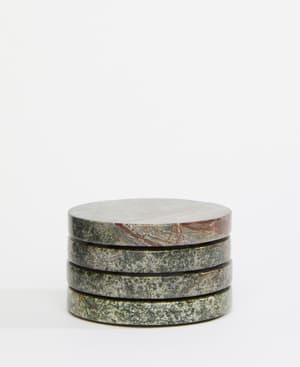 Hanson Coasters - Forest Green - Set of Four - Listing Image