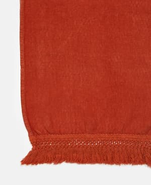 Rosa Linen Tablecloth 170 x 250cm - Rust - Listing Image