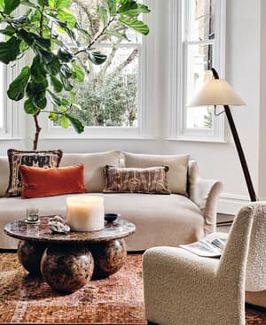 Roma Three Seater Sofa - Linen - Bisque - Listing Image