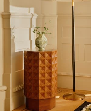 Dante Side Table - Dark Emperador Marble - Hover Image