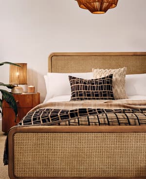 Oscar Cane & Oak Bed - King - Listing Image