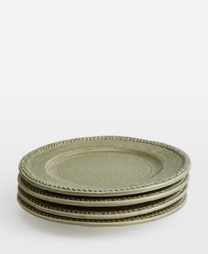 Hillcrest Side Plate - Green - Set of Four - Listing Image