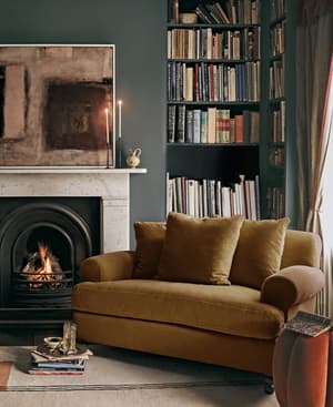 Audrey Loveseat - Velvet - Mustard - Listing Image