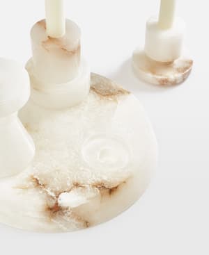 Frida Candleholder Gift Set - Alabaster - Hover Image