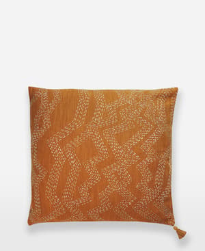 Wick Square Cushion - Rust - Hover Image