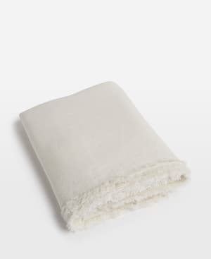 Whitney Linen Tablecloth Cream - 170 x 250cm - Hover Image