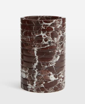 Pavel Red Marble Wine Cooler - Hover Image