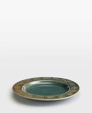 Grace Side Plate - Teal - Set of Four - Hover Image
